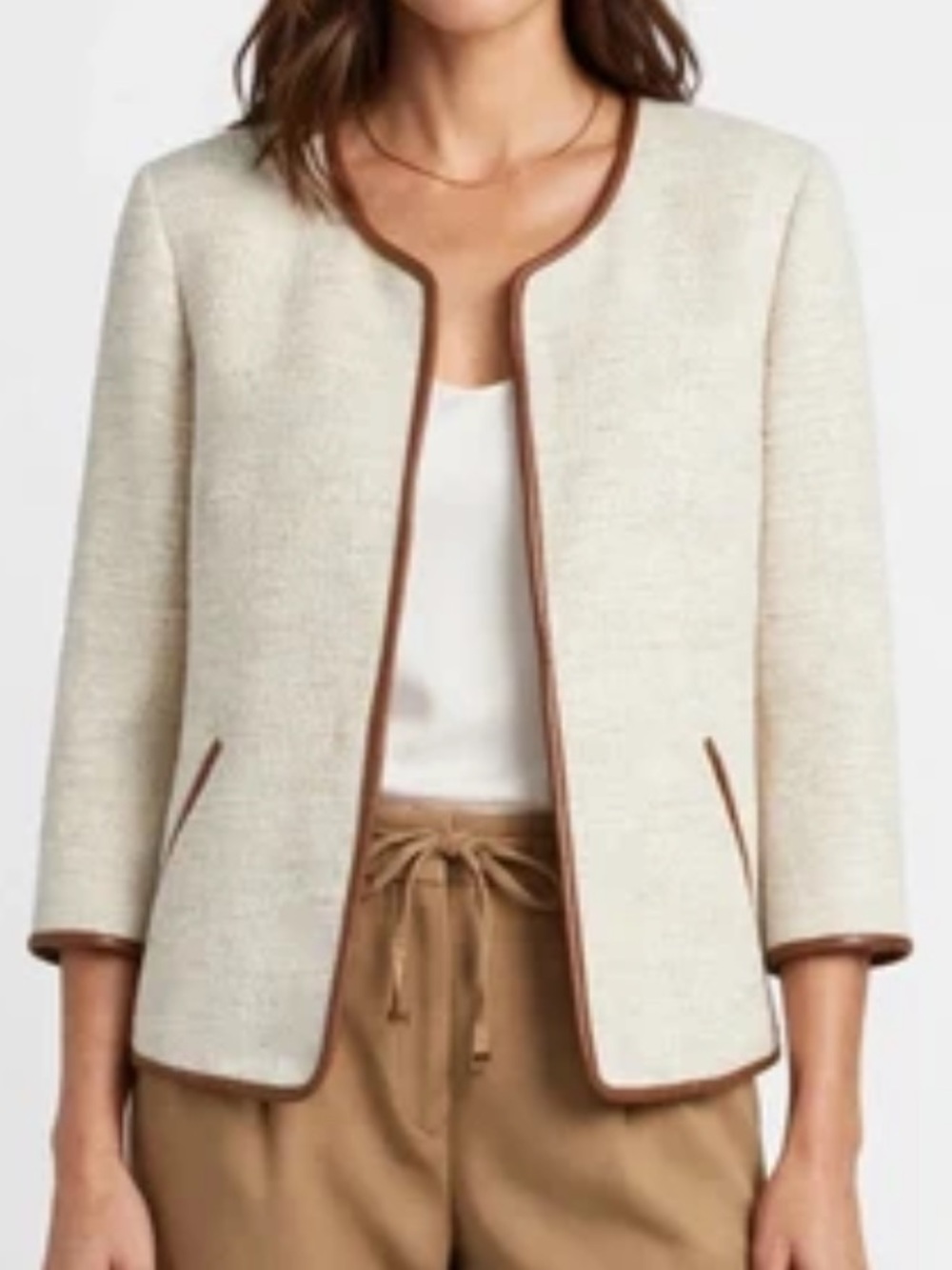 Massimo Dutti Cotton Blazer